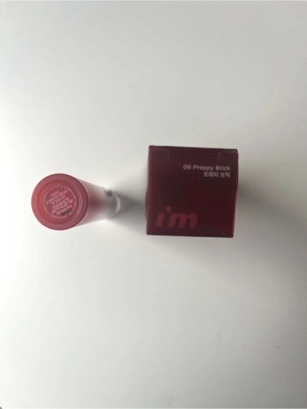I'm Meme Lip Silhouette Matte Velvet Tint - Deep Red